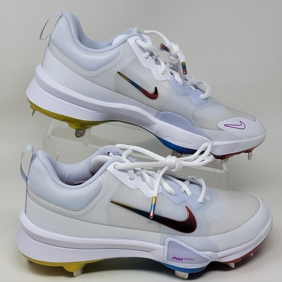 Nike Force Zoom Trout 9 Pro Metal Men's Size 7 Baseball Cleats FB2907-106 New - Picture 2 of 10